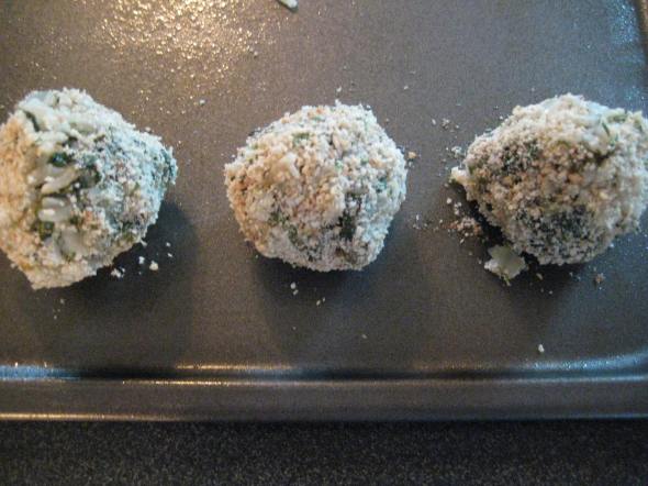 Spinach Rice Balls