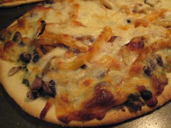 Cilantro Pesto Pizza - Small World Supper Club