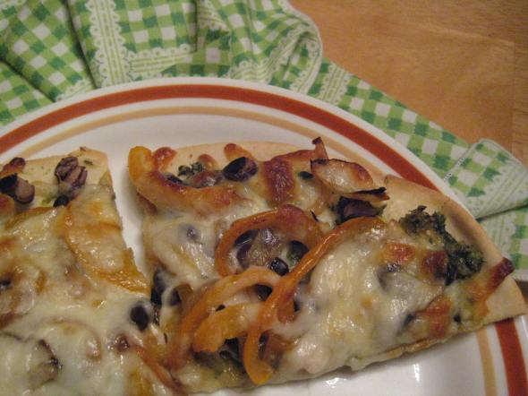 Cilantro Pesto Pizza - Small World Supper Club