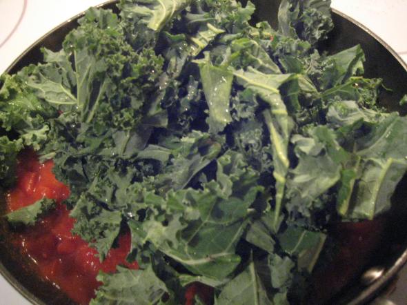 Kale and Tomatoes