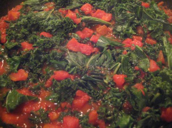 Sauteéd Tomato Kale