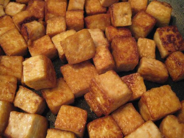 Golden tofu