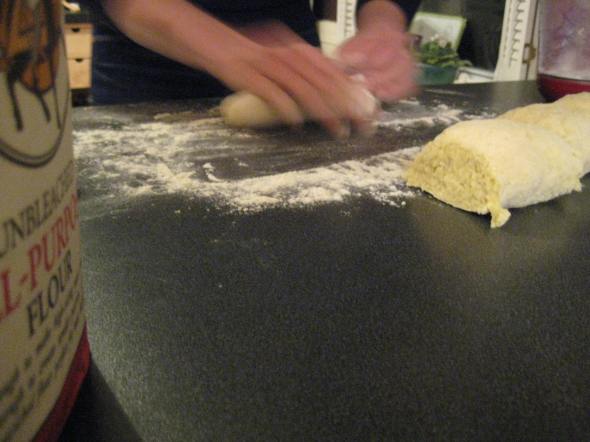Rolling Gnocchi Dough