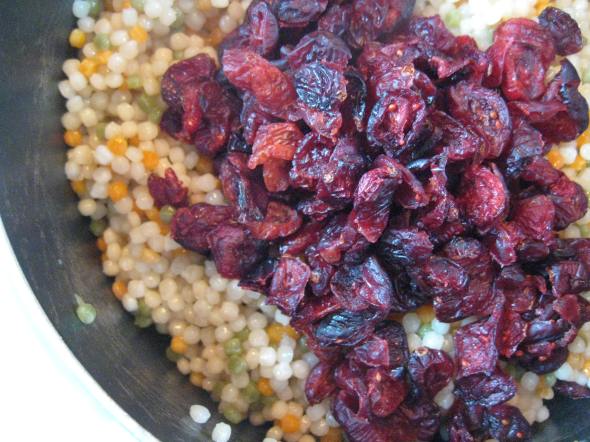 Cooked Cous Cous with Cranberries