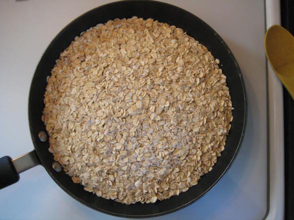 Toasting Oats