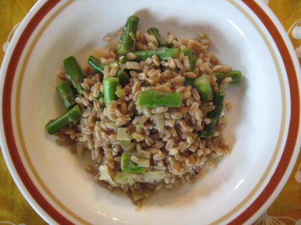 Asparagus Farrotto || Small World Supper Club