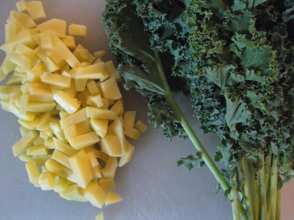 Potatoes and Kale