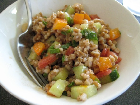 Wheat Berry Chickpea Salad || Small World Supper Club