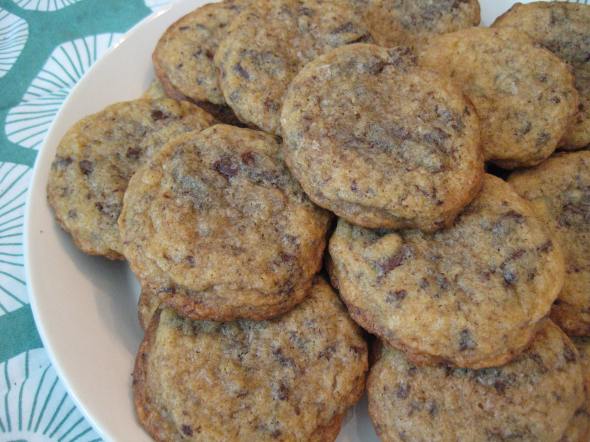 Ginger Sea Salt Choco Chip Cookies || Small World Supper Club