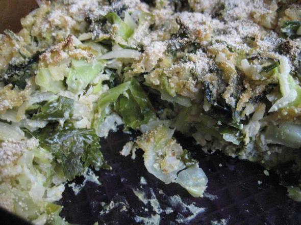 Cabbage and Kale Gratin || Small World Supper Club