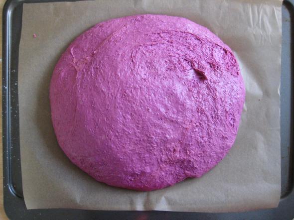 Dough after second rise