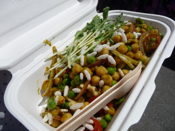 Vij's Rice Puff and Chickpea Salad