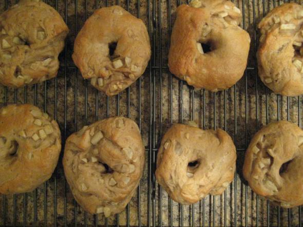 After an epic apple bagel fail, we managed to perfect our recipe.