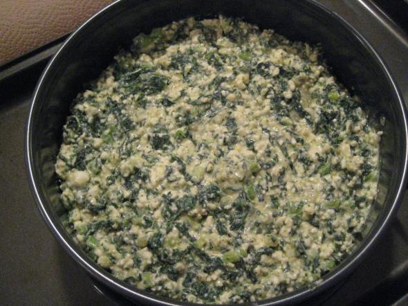 Pre-Baked Spinach Torta