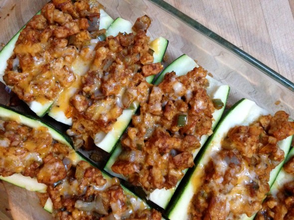 Taco Zucchini Boats