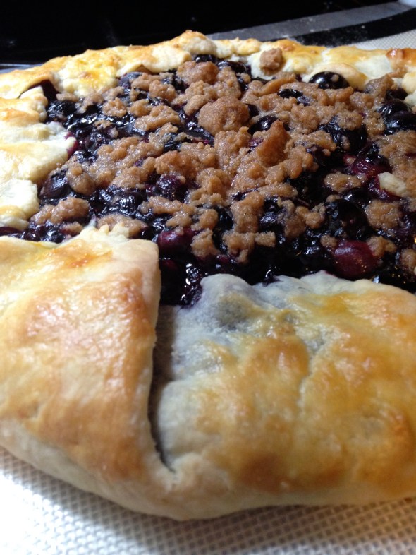 Blueberry Galette with Streusel