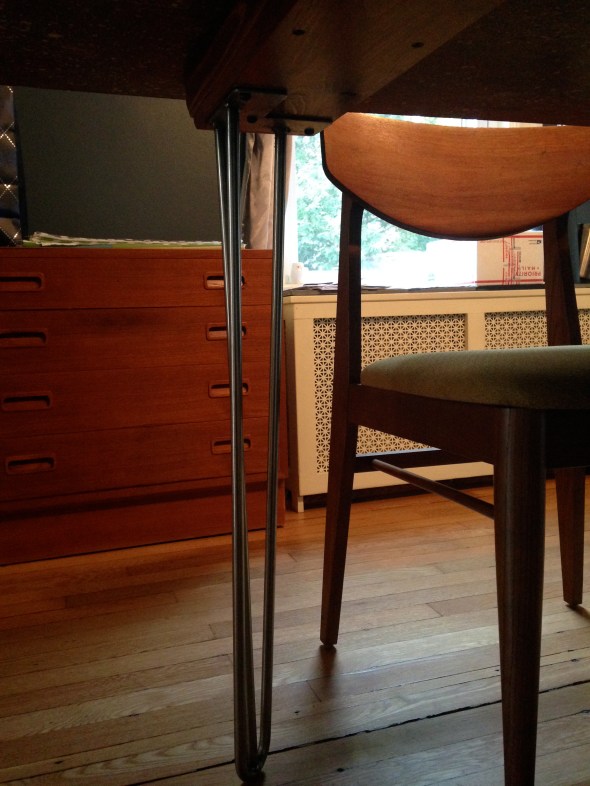 Farm Table with Hairpin Legs || Small World Supper Club